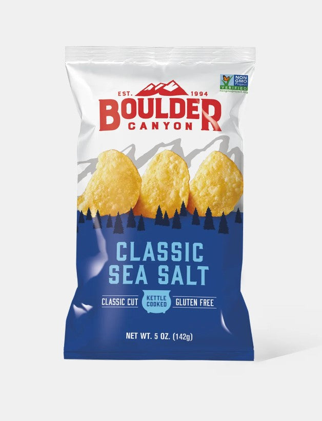 Boulder Canyon Classic Sea Salt Chips Bagelos